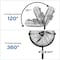 Simple Deluxe Simple Deluxe Industrial Stand Fan, 20 Inch, White, 2 Inch Industrial Standing Fan HIFANXSTAND20 - alternate 4
